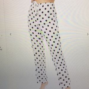 Polka dot pajama pants
